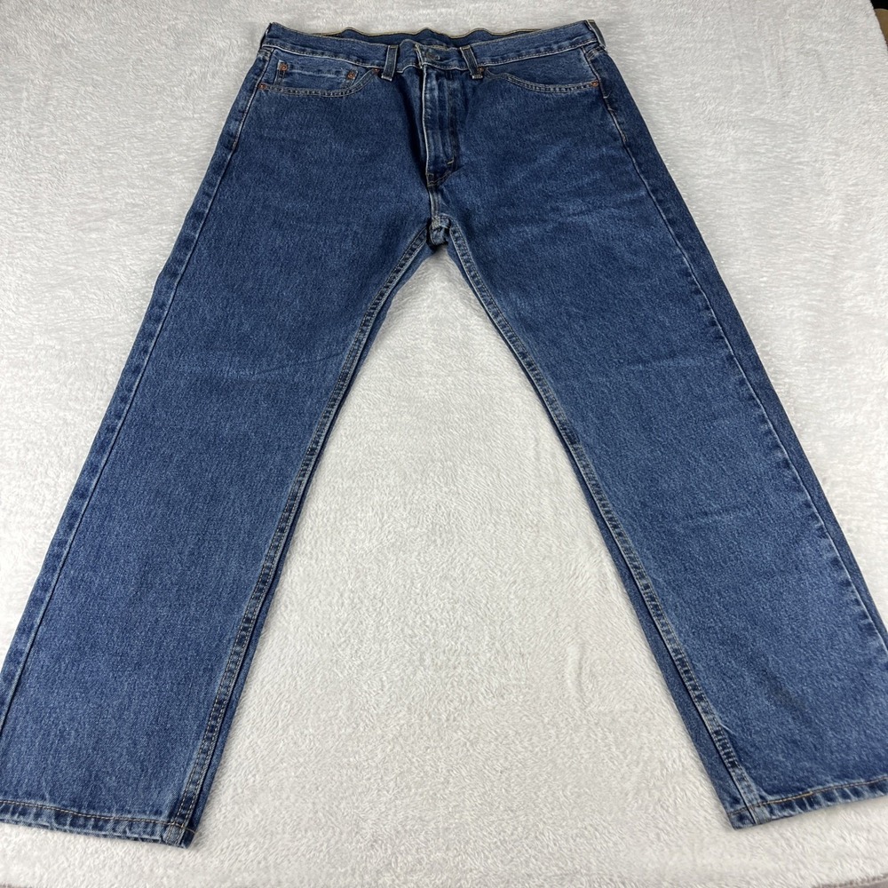 Levi's 505 Men's Jeans Size 36x29, Regular Fit, Straight Denim Blue